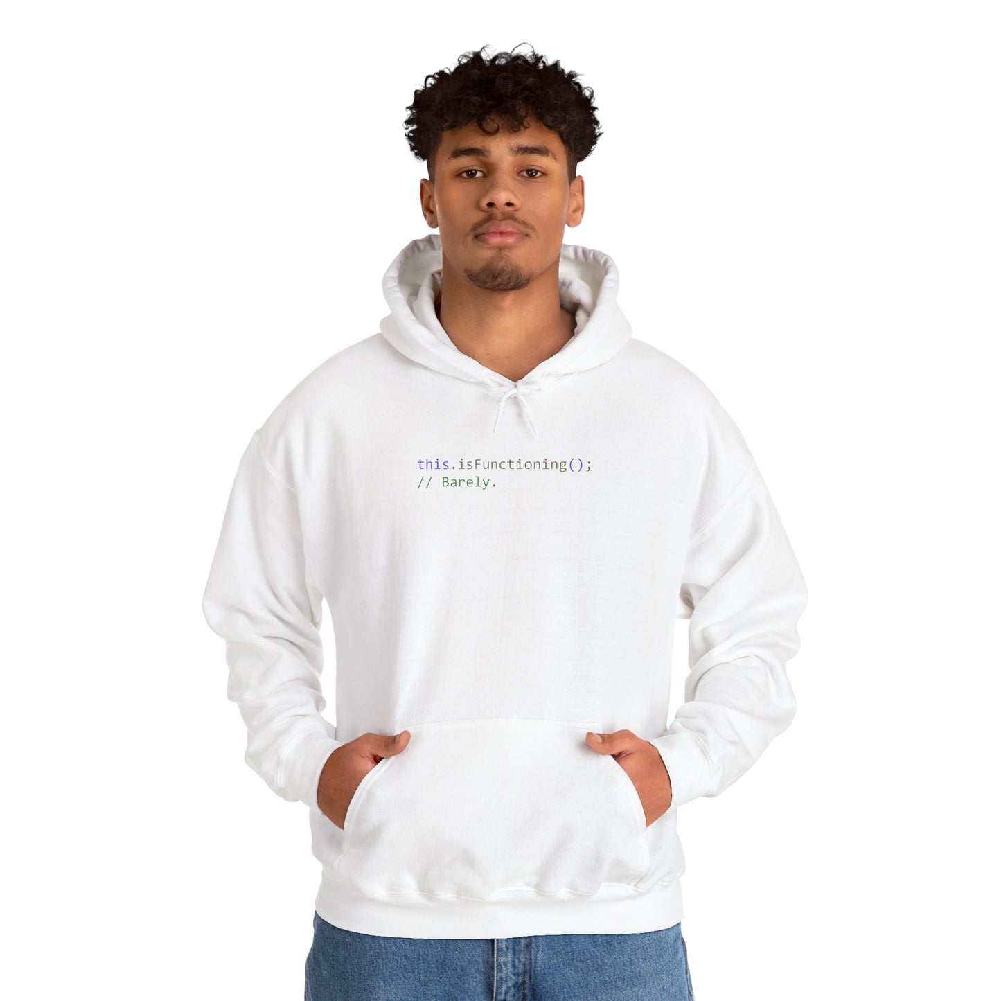 Barely Functioning Developer Hoodie