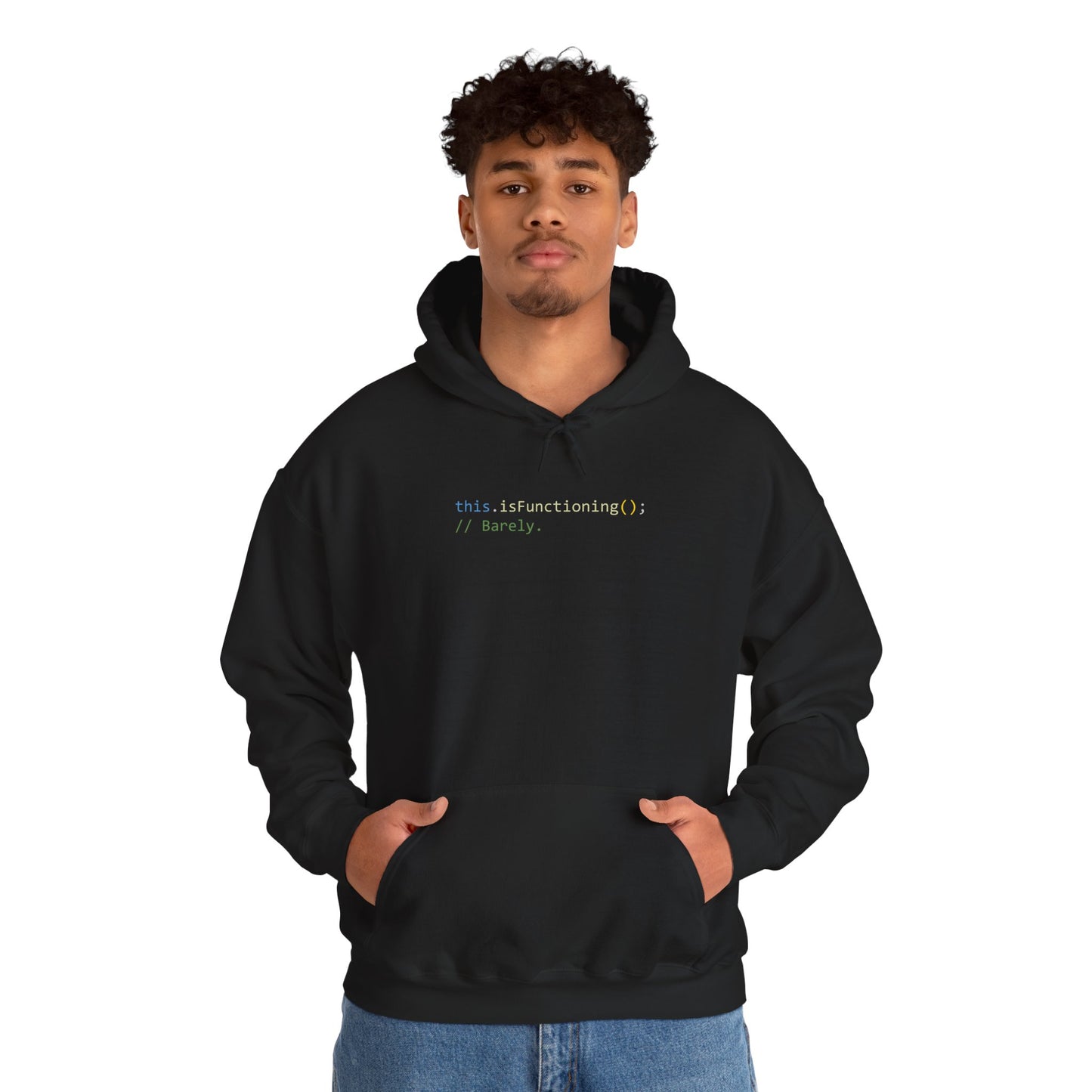 Barely Functioning Developer Hoodie