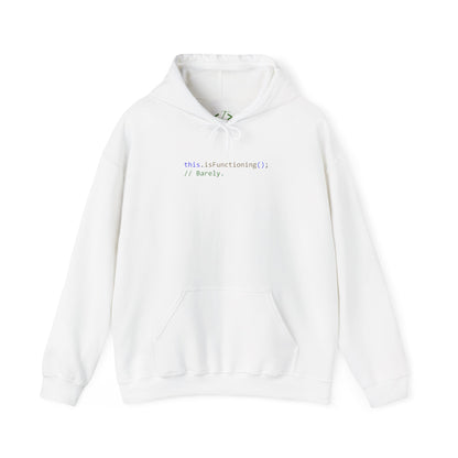 Barely Functioning Developer Hoodie